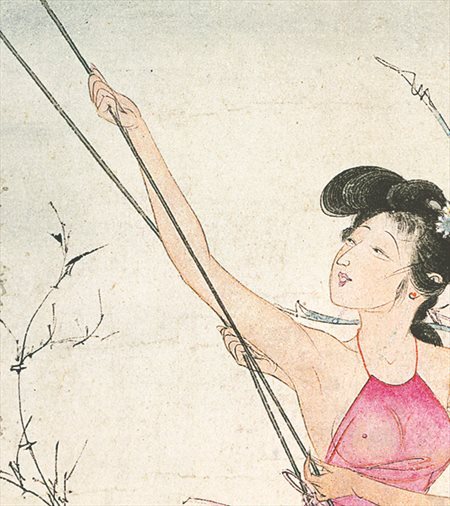 嘉荫-胡也佛的仕女画和最知名的金瓶梅秘戏图